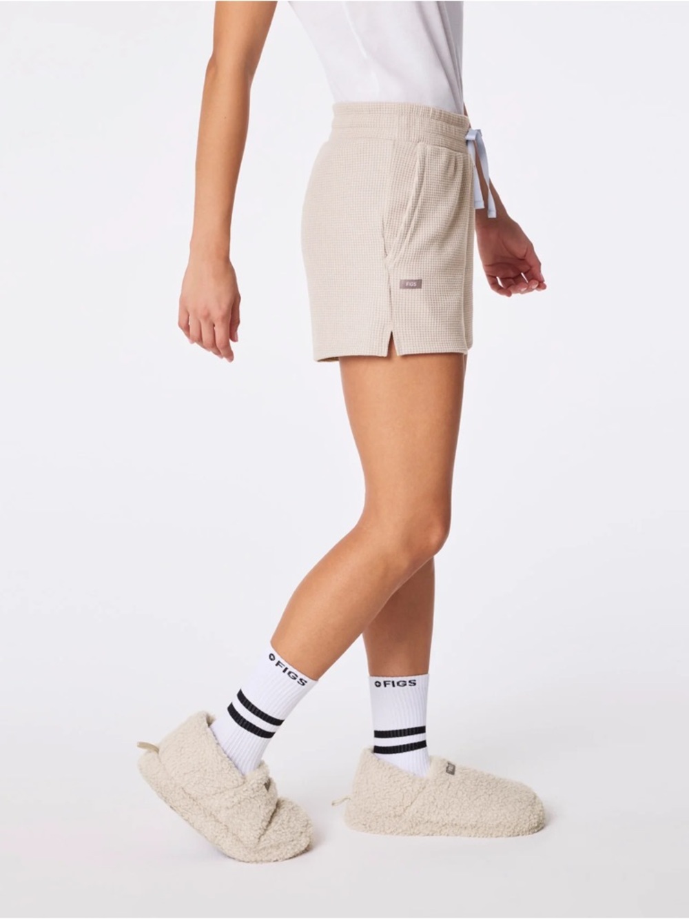 Figs Off-Shift Waffle Short